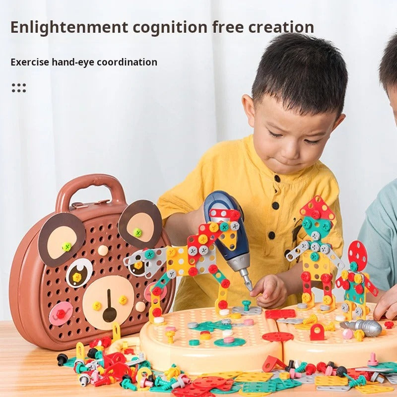 khilona-garden® Baby Puzzle Assembling Toys Toolbox