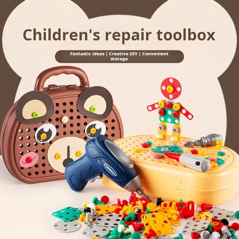 khilona-garden® Baby Puzzle Assembling Toys Toolbox