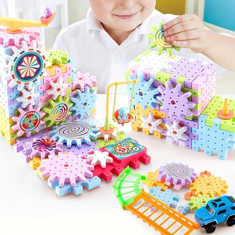 khilona-garden® Kids Electric Gear Building Toy Set