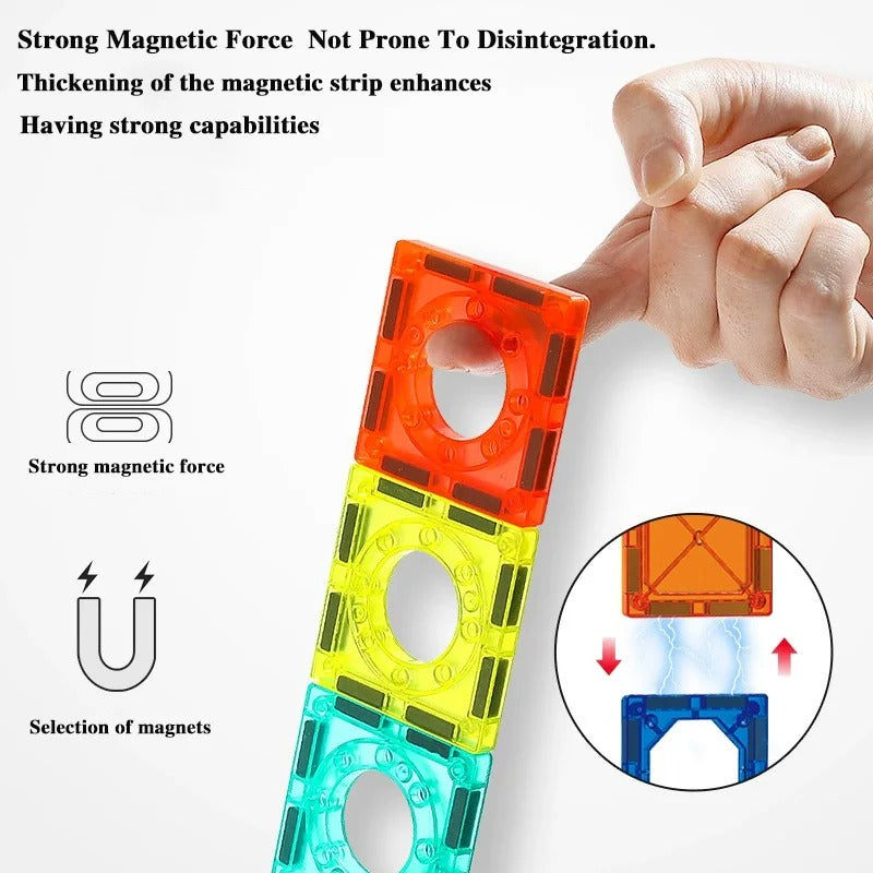 khilona-garden® DIY Space Magnetic Pipeline Building Blocks
