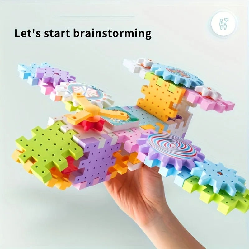 khilona-garden® Kids Electric Gear Building Toy Set
