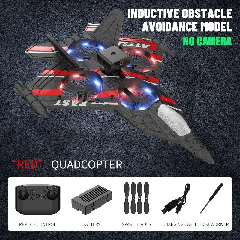 khilona-garden® Kids Electric Remote Control Foam Fighter Jet