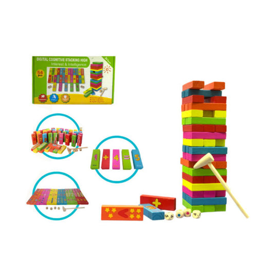khilona-garden®  Digital Cognitive Stacking High Interest & Intelligence 54 Pcs