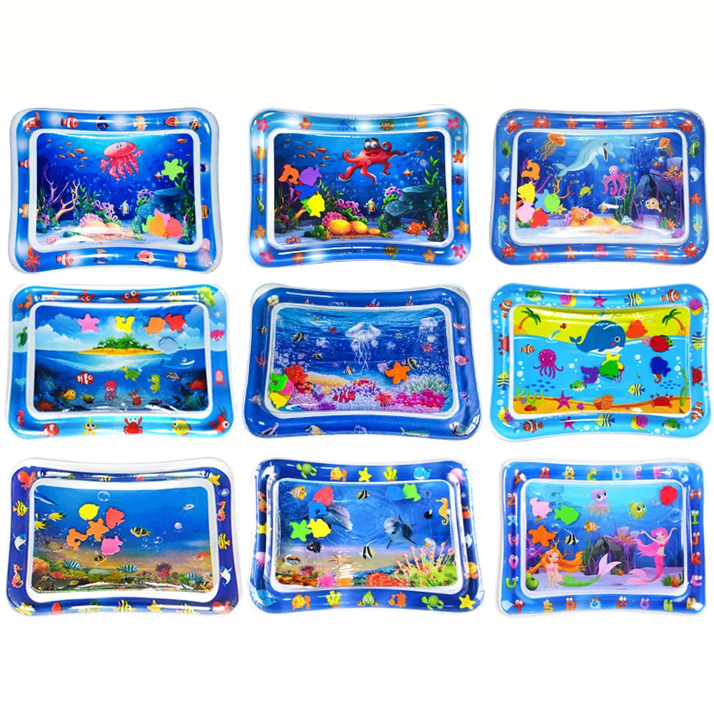 khilona-garden®  Splashin'kids Inflatable Tummy time Premium Water mat for Infants and Toddlers