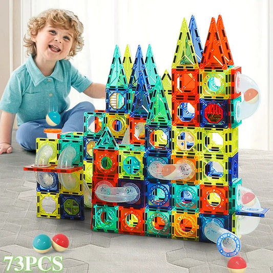 khilona-garden® DIY Space Magnetic Pipeline Building Blocks