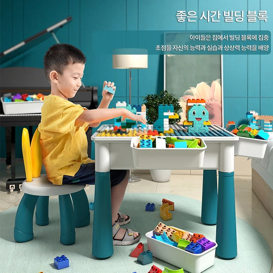 khilona-garden® Building Blocks Play Table